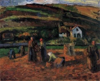 卡米耶 畢沙羅 The Potato Harvest 卡米耶 畢沙羅 The Potato Harvest